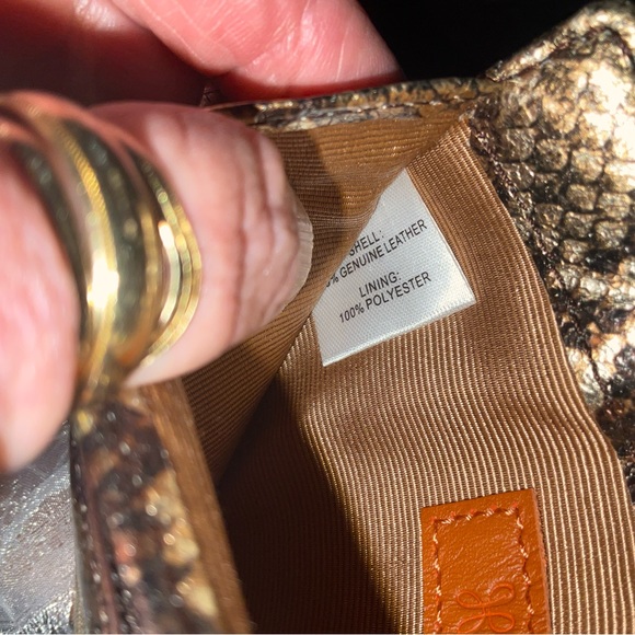 Wallet, Hobo Golden Snake Euro Slide, NWT - Picture 5 of 7